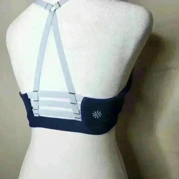 Athleta women's navy blue sports bra size small - Picture 5 of 9